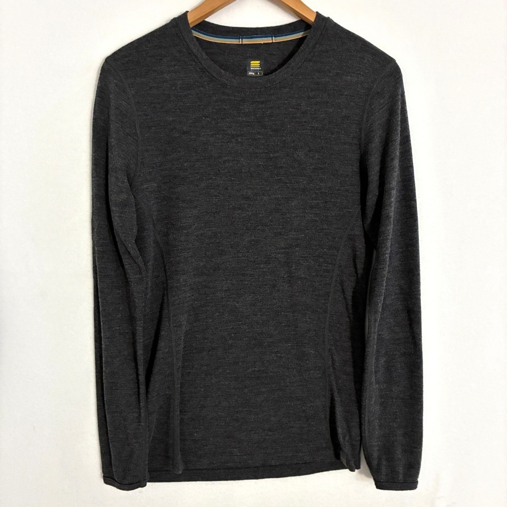 Meriwool Layers 250g Shirt Mens L Merino Wool Long Sleeve Base Layer Gorpcore